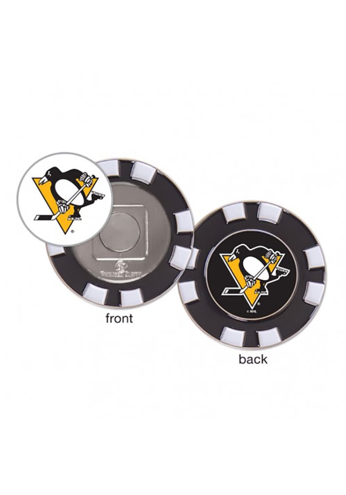 Pittsburgh Penguins Poker Chip Golf Ball Marker