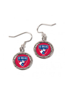 FC Dallas Hammered Womens Earrings