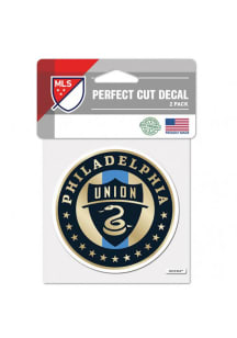 Philadelphia Union Perfect Cut 4 X 4 Auto Decal - Navy Blue