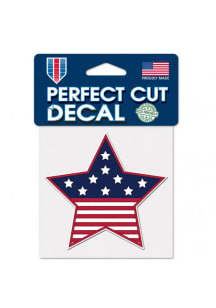 Americana Patriotic 4x4 Star Perfect Cut Auto Decal - Blue