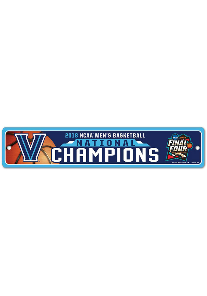 Villanova Wildcats 2018 National Champion Sign