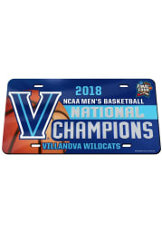 NCAA Villanova Wildcats 2018 Mens National Basketball Champions Colored Chrome License Plate Frame Rico Industries Inc FCC2110BC18 NCAA Villanova Wildcats 2018 Mens National Basketball Champions Colored Chrome License Plate Frame Rico Industries Inc FCC2110BC18