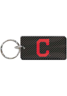 Cleveland Indians Carbon Keychain
