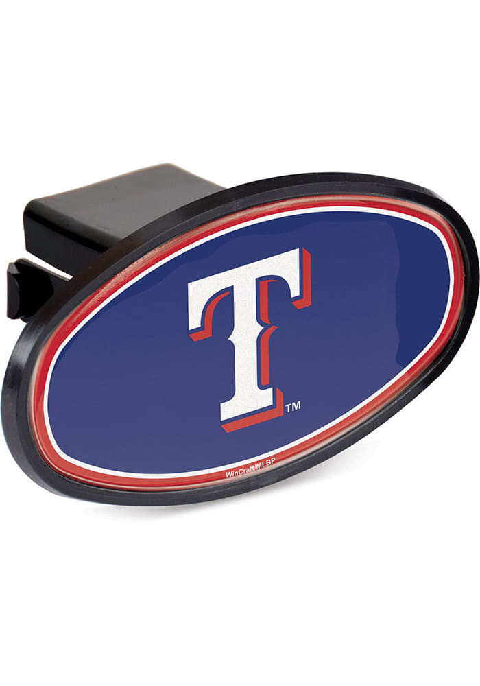 Texas Rangers Plastic Oval Car Accessory Hitch Cover