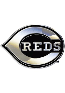 Cincinnati Reds Chrome Car Emblem - Grey