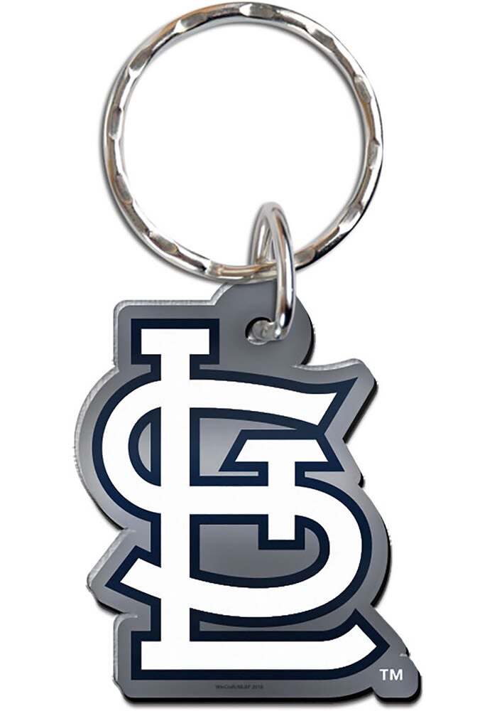 St. Louis Cardinals WinCraft Metallic State Shape Keychain