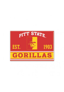 Pitt State Gorillas Metal Magnet