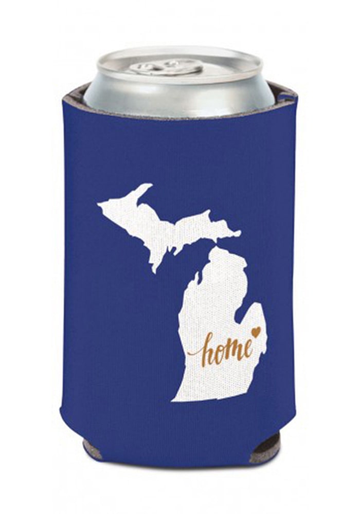 Michigan 12 oz State Shape Can Cooler Coolie