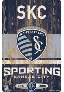 Sporting Kansas City Team Established 11X17 Wood Sign