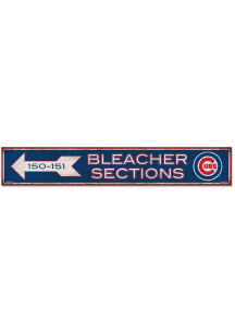 Chicago Cubs General Seating 6x36 inch Wood Sign