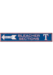 Texas Rangers General Seating 6x36 inch Wood Sign