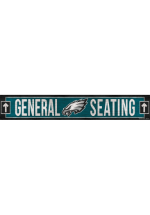 Philadelphia Eagles General Seating 6x36 inch Wood Sign