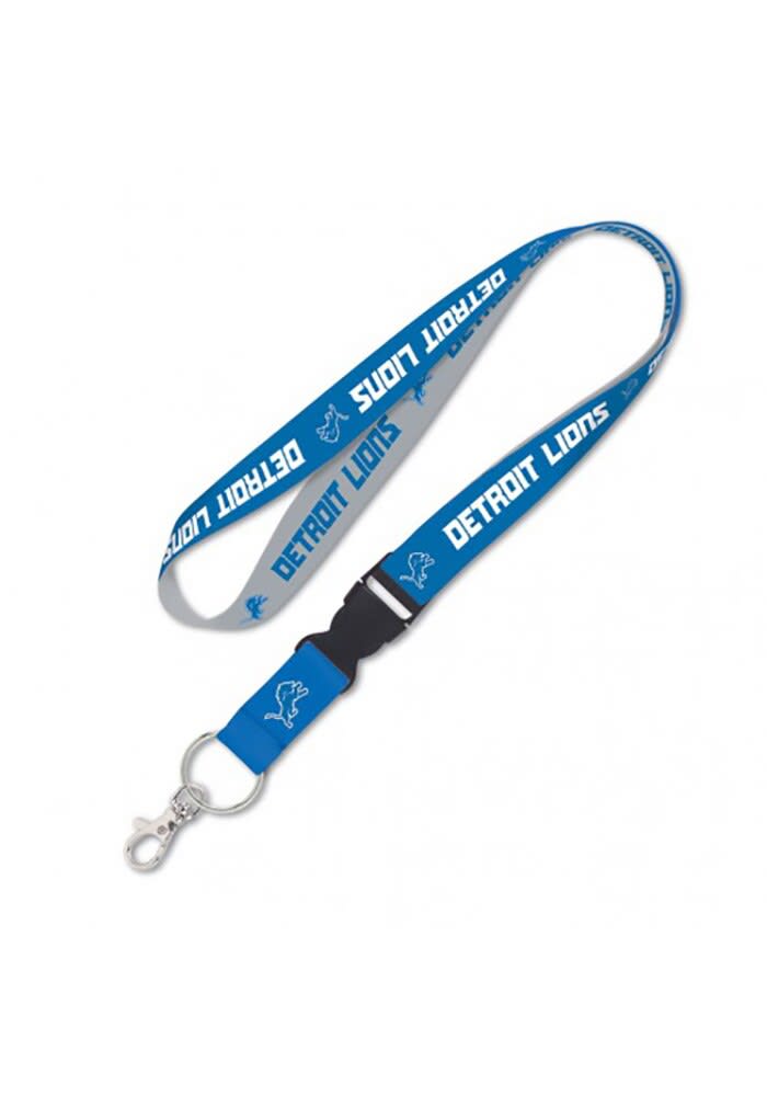 Detroit Lions Emblem Lanyard - BLUE