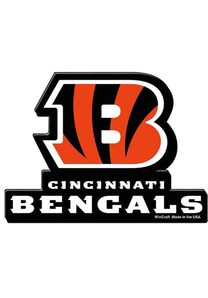 Cincinnati Bengals Acrylic Magnet - ORANGE