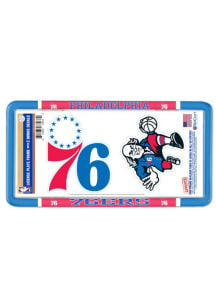 Philadelphia 76ers 2-Pack Decal Combo License Frame