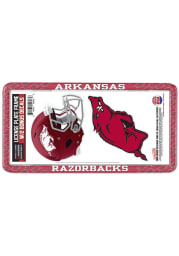 Arkansas Razorbacks 2-Pack Decal Combo License Frame