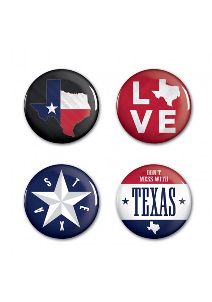 Texas 4 Pack Buttons Button
