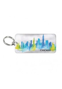 Chicago Paint Skyline Keychain