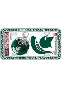 Michigan State Spartans 2-Pack Decal Combo License Frame