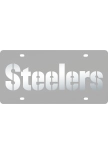 Pittsburgh Steelers Frosted Inlaid Car Accessory License Plate