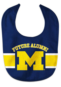 Michigan Wolverines  Future Alumni Baby Bib - Blue
