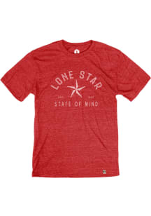 Texas Red Lonestar State of Mind Short Sleeve T Shirt