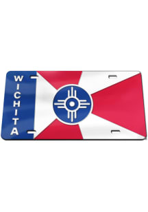Wichita Flag Car Accessory License Plate
