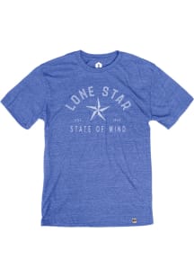 Texas Blue Lonestar State of Mind Short Sleeve T Shirt