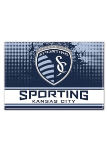 Sporting Kansas City 2.5x3.5 Metal Magnet