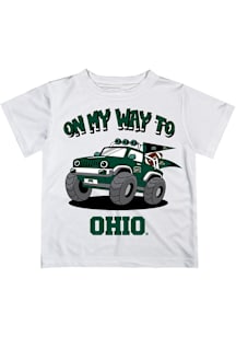 Vive La Fete Ohio Bobcats Infant On My Way Short Sleeve T-Shirt White