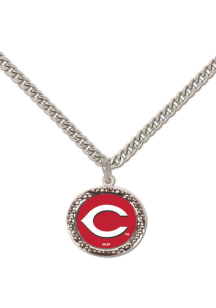 Cincinnati Reds Hammered Womens Necklace