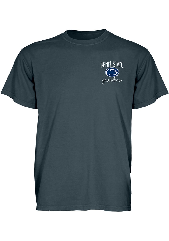 Penn State Nittany Lions Womens Blue Grandma Spiral Short Sleeve T-Shirt