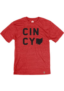 Cincinnati Red Cincy Home Short Sleeve T Shirt