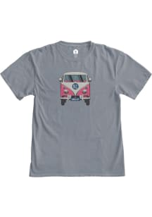 Kansas City Women's Unisex Grey VW Bus Short Sleeve T Shirt