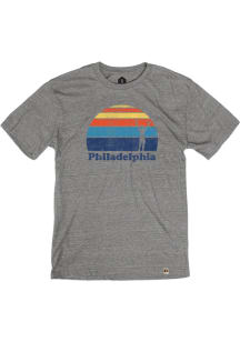 Philadelphia Grey Sunset Champ Short Sleeve T Shirt