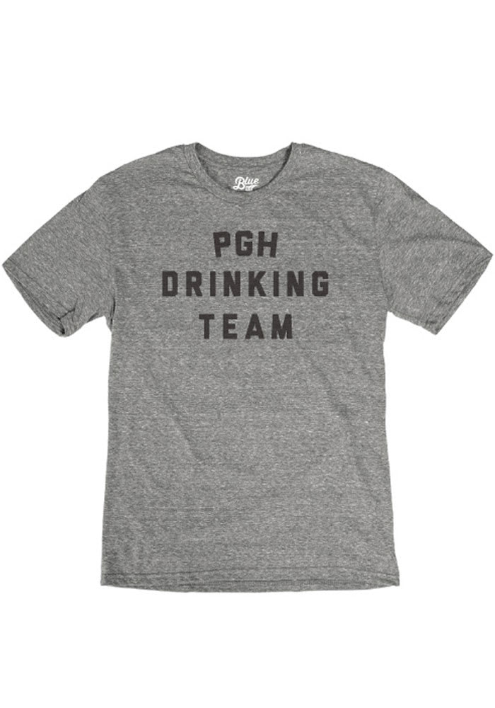 Pittsburgh Grey Drinking Team Short Sleeve T Shirt