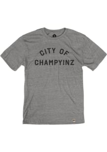 Pittsburgh Grey City of ChampYinz Short Sleeve T Shirt