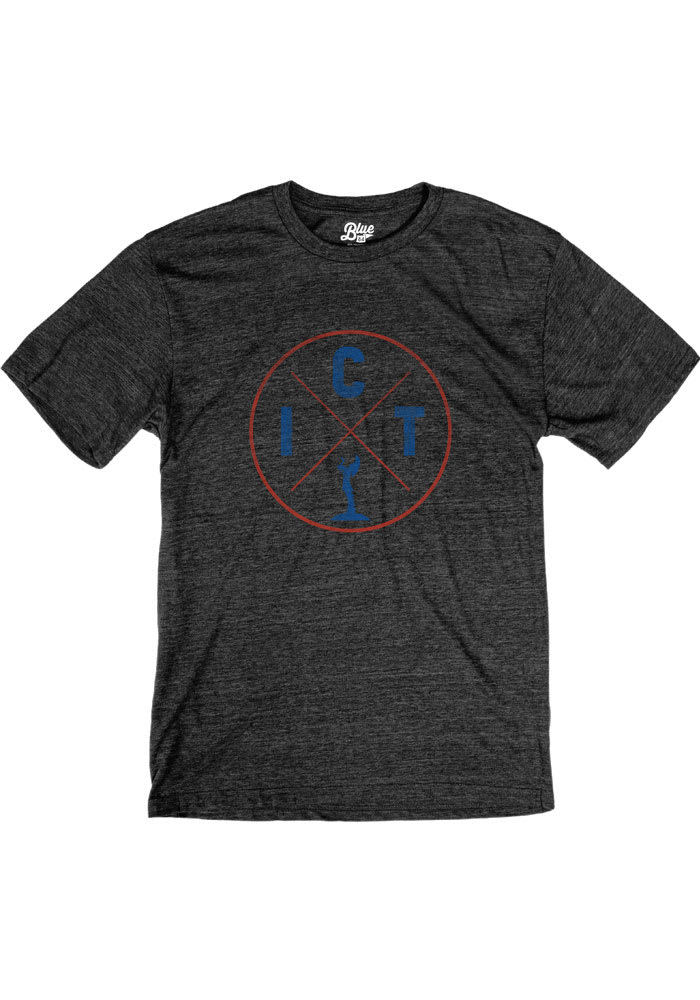 Wichita Black Circle Icons Short Sleeve T Shirt