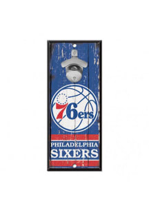 Philadelphia 76ers 5X11 Bottle Opener Sign