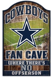 Dallas Cowboys 11x17 Fan Cave Sign