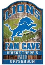 Detroit Lions 11x17 Fan Cave Sign