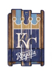 Kansas City Royals 11x17 Vertical Plank Sign