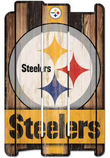 Pittsburgh Steelers 11x17 Vertical Plank Sign
