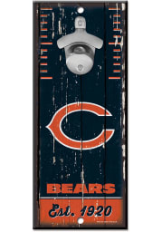 Chicago Bears 5X11 Bottle Opener Sign