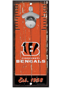 Cincinnati Bengals 5X11 Bottle Opener Sign