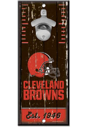 Cleveland Browns 5X11 Bottle Opener Sign