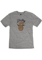 Philly Grey Pretzel Short Sleeve T Shirt