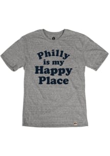 Philly Grey Happy Place Short Sleeve T Shirt