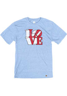 Philly Light Blue Love Short Sleeve T Shirt