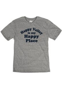 Pennsylvania Grey Happy Valley Happy Place Short Sleeve T Shirt